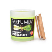 250 ml sójová vonná EKO svíce, CITRONELLA INSECTOFF, PARFUMIA® 