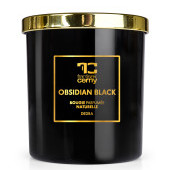 250 ml sójová vonná eko-svíce, OBSIDIAN BLACK, PARFUMIA® 