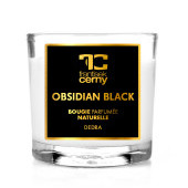 55 ml votivní sójová eko-svíce, OBSIDIAN BLACK, PARFUMIA® 