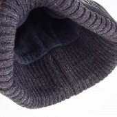Pletená čiapka s teplou mäkkou podšívkou a aplikáciou loga FC