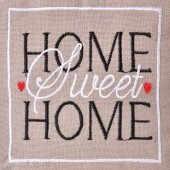 Dverová textilná zarážka HOME sweet HOME