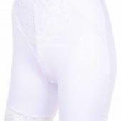BRIDGET LONG nohavičky s nohavičkami 3 + 1 ZADARMO biela veľ. XL