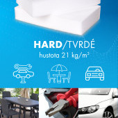 Sada 2 ks tvrdých nano houbiček NANOX® 