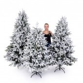 SMREK zasnežený vianočný stromček výška 210 cm