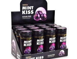 Sada 12 ks MINT KISS | rybízovo-mátové osvěžující pastilky bez cukru 