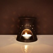 Keramická aromalampa s jemným dekorom