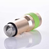 2 x USB nabíjací adaptér do auta s bezpečnostným hrotom