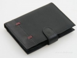 Pánska peňaženka - čierna ELEGANTNÍ pravá koža