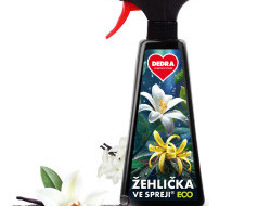 ECO žehlička ve spreji® JASMINE & VANILLA na vyrovnání skladů a záhybů na oblečení  