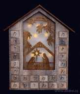 DREVENÝ adventný kalendár DREVENÝ adventný kalendár