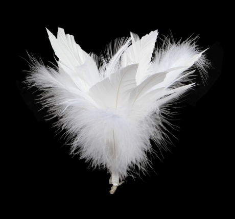 OZDOBNÝ kvet z bielych pierok