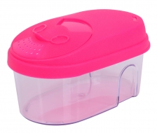 BOX na potraviny s vekom 500 ml ružový BOX na potraviny s vekom 500 ml ružový
