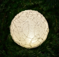 XXL LED guľa s ornamentami XXL LED guľa s ornamentami