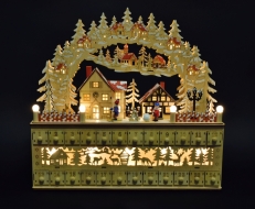 ADVENTNÝ kalendár s LED osvetlením ADVENTNÝ kalendár s LED osvetlením