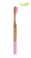 GOECO bamboo zubná kefka ružová GOECO bamboo zubná kefka ružová
