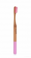 GOECO BAMBOO zubná kefka s mäkkými štetinkami ružová GOECO BAMBOO zubná kefka s mäkkými štetinkami ružová