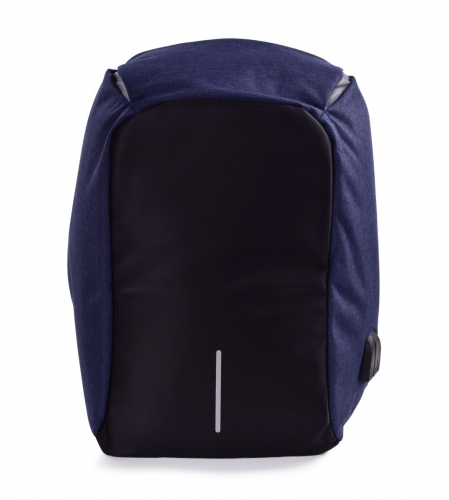 TRAVEL & STUDENT batoh s USB pripojením a výstupom na slúchadlá modrý
