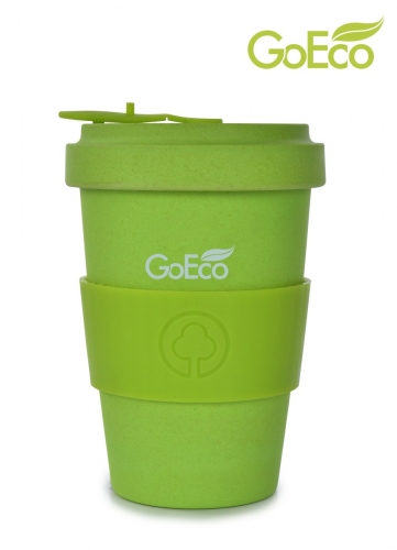 XL KELIMERO® GoEco® 500 ml hrnček a skrutkovacie veko z vysokotlakového bambusu