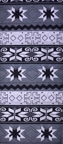 MULTIFUNKČNÁ šatka čierno - biele vzory