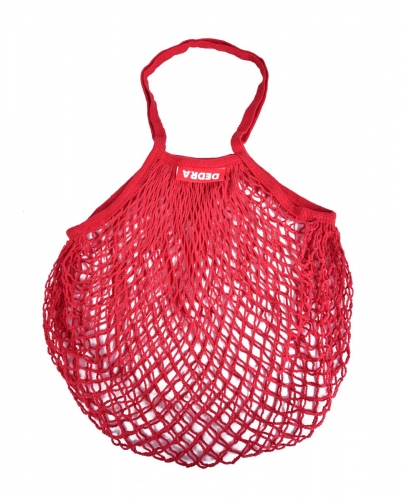 SIEŤOVKA štýlová nákupná taška červená