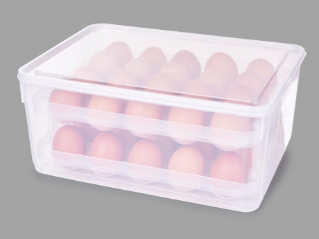 Uzatvárateľný box na vajíčka, na 40 ks