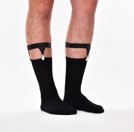 Ponožkové podväzky - traky s upínacími klipsami 2 ks 