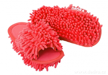 UPRATOVACIE papuče veľkosť 33 - 37 červené