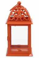 KOVOVÝ svietnik oranžový výška 35 cm KOVOVÝ svietnik oranžový výška 35 cm
