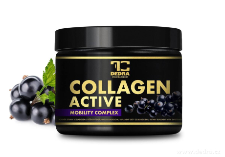 200 g COLLAGEN ACTIVE, kolagenový nápoj, černý rybíz, 30 denních dávek 