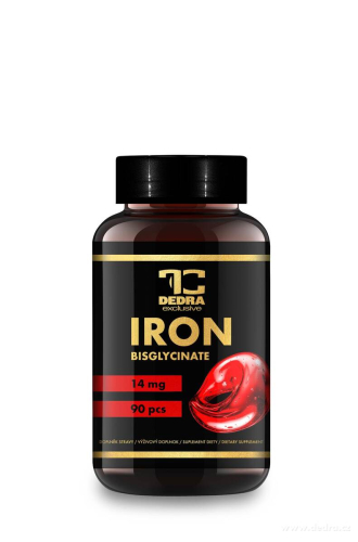 90 kapslí ŽELEZO BISGLYCINÁT 14 mg 