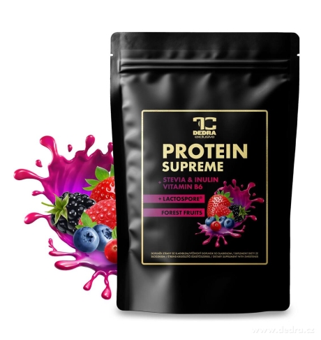 PROTEIN SUPREME | komplexní proteinový nápoj se Stevií, Inulinem a probiotikem LactoSpore® 