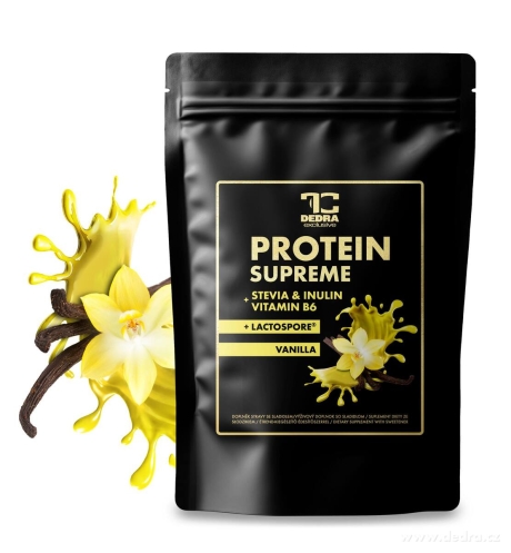 PROTEIN SUPREME | komplexní proteinový nápoj se Stevií, Inulinem a probiotikem LactoSpore® 