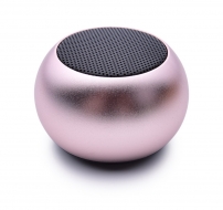 MINI SPEAKER bezdrôtový reproduktor ružová metalíza MINI SPEAKER bezdrôtový reproduktor ružová metalíza