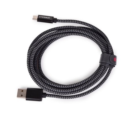 2 metrový rychlonabíjecí kabel USB-C/USB-A 2.0 AluCore 