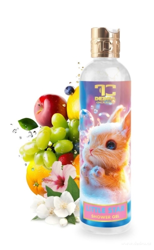 Dětský šetrný sprchový gel na tělo i vlásky LITTLE STAR | hypoalergenní, bez parabenů | 320 ml 