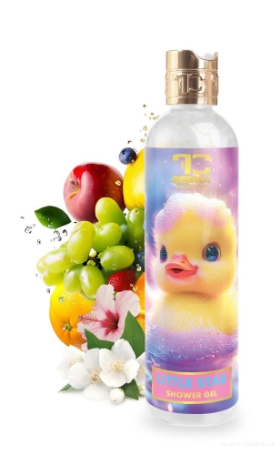 Dětský šetrný sprchový gel na tělo i vlásky LITTLE STAR | hypoalergenní, bez parabenů | 320 ml 