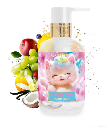 Dětské šetrné mýdlo na tělo a ruce ANGEL KISS | hypoalergenní, bez parabenů | 320 ml 