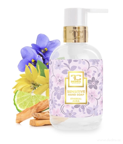 SENSITIVE šetrné zvláčňující mýdlo pro citlivou pokožku | ETHEREAL AURA | 320 ml 