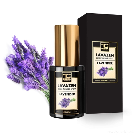 LAVAZEN | přírodní sprej s esenciálními oleji levandule & eukalyptu | „sníček“ pro klidný spánek, pohodu & relaxaci | 30 ml 