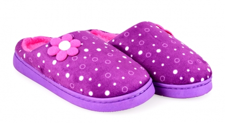 KIKISTAR domáce papuče fialovo - ružové