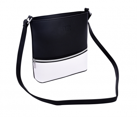 INFINITY CROSSBODY kabelka čierno - biela