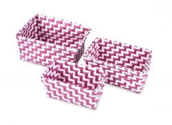ÚLOŽNÝ košík sada fuchsiová ÚLOŽNÝ košík sada fuchsiová