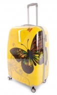 YELLOW BUTTERFLY cestovný kufor veľký YELLOW BUTTERFLY cestovný kufor veľký
