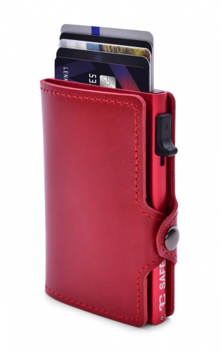 FC SAFE peňaženka na ochranu platobných kariet červená
