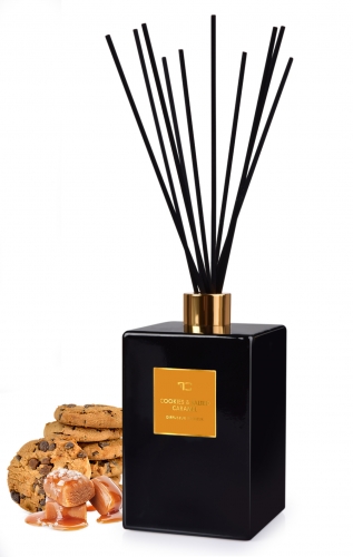 500 ml interiérový tyčinkový bytový parfum, COOKIES & SALTED CARAMEL, DIFFUSEUR INTÉRIEUR