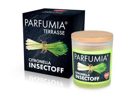 250 ml sójová vonná EKO svíce, CITRONELLA INSECTOFF, PARFUMIA® 