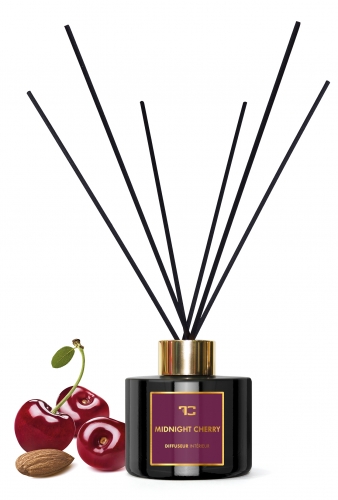 200 ml interiérový tyčinkový bytový parfém, MIDNIGHT CHERRY, DIFFUSEUR INTÉRIEUR