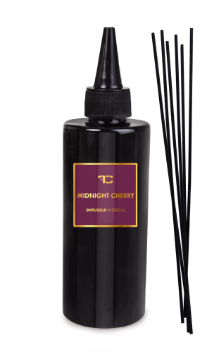 200 ml náplň do tyčinkových difuzérů, MIDNIGHT CHERRY, PARFUMIA® 