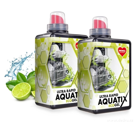 2 ks AQUATIX | gel do myčky | ULTRA RAPID | 120 mytí 