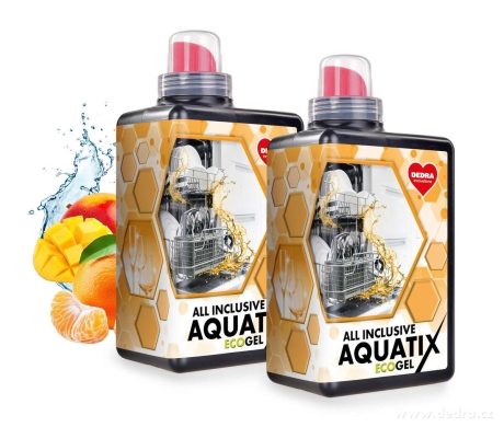 SADA 1+1 | AQUATIX | gel do myčky nádobí | ALL INCLUSIVE účinek | 110 mytí 